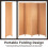 Paravent pliable en bois naturel 4 panneaux 6