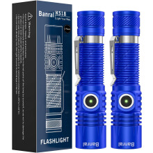 LED-Taschenlampe, USB-aufladbar, wasserdicht, 2er-Pack