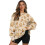 Damen-Pullover mit Lebkuchenmuster, langärmelig 1