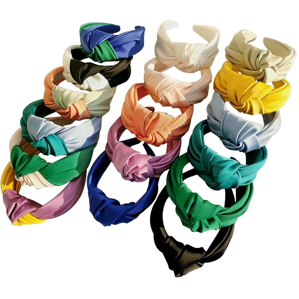 Knotted Wide Headbands for Women 2 pcs