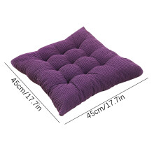 Chair Cushion Soft Corded 45x45in Piped Flippable