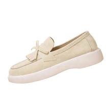 Willtoo Women's Leather Loafers Slip-On Orthopedic Suede