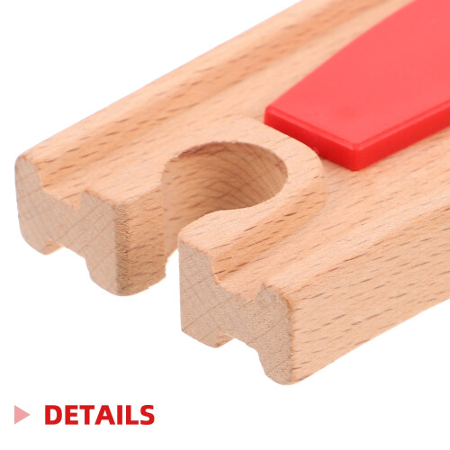 Wooden Train Track Expansion Kit with Bridge Set 2