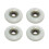 JINGT Τροχαλία Ρουλεμάν Τροχού Μαξιλαριού 34mm 4PCS 1