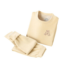 Kids Thermal Underwear Set Beige 4-6 Years