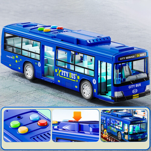 Otevírací simulační autobus pro chlapce od 3 let