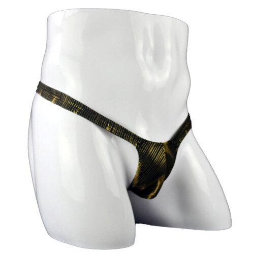 Herr badshorts med stretch och micro-thong 2