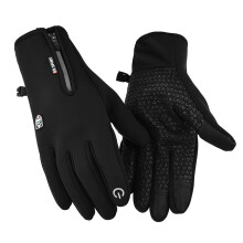 Winter Mittens Women 2025 Fashion Back Zipper Gloves Fleece Thickened Warm Glove Outdoor Sports Skiing Gloves