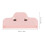 Voedselsluitclips roze ABS-plastic 10x5x1cm 2