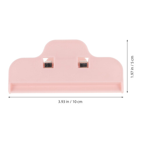 Voedselsluitclips roze ABS-plastic 10x5x1cm 1