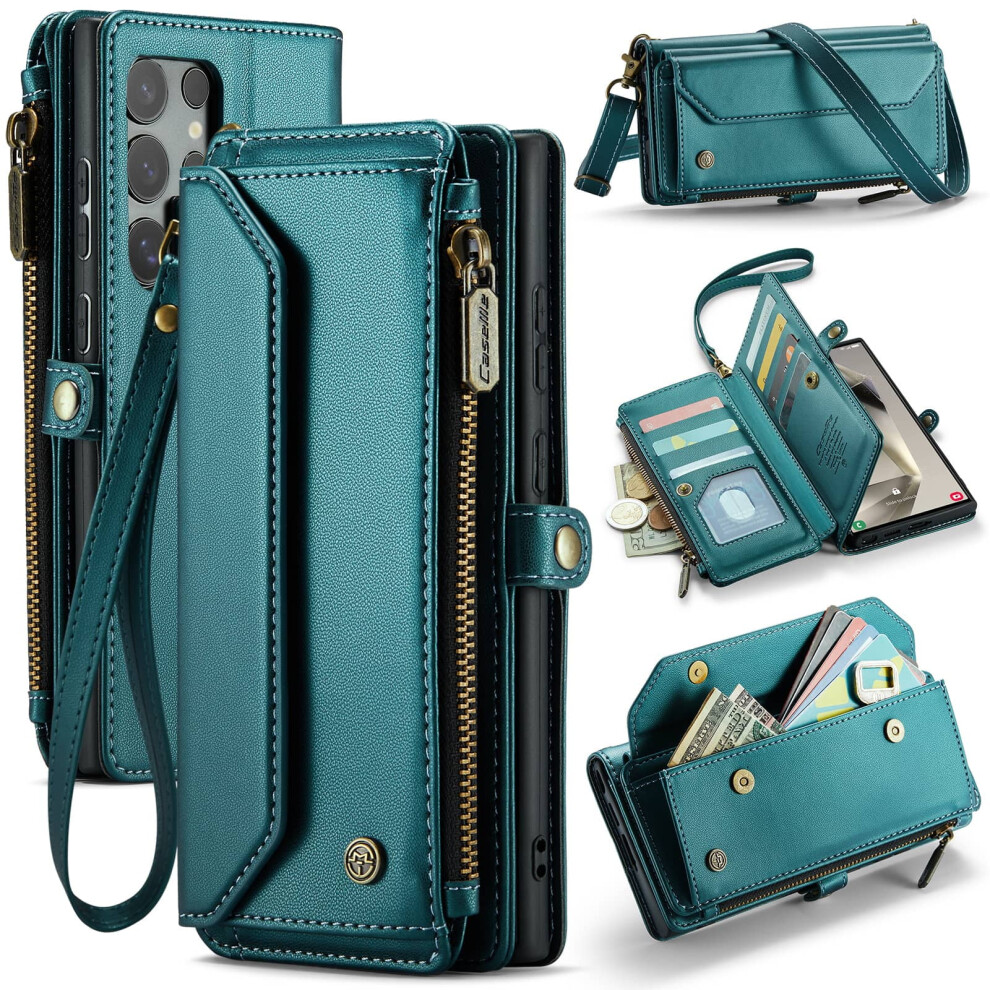 Rfid-Blocking Crossbody Wallet Case For Samsung Galaxy S25 908436757164