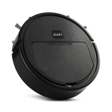 AuroraX Robot Vacuum and Mop Combo Black 3-in-1