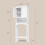 Over the Toilet Storage Cabinet White Adjustable Shelf 1 5