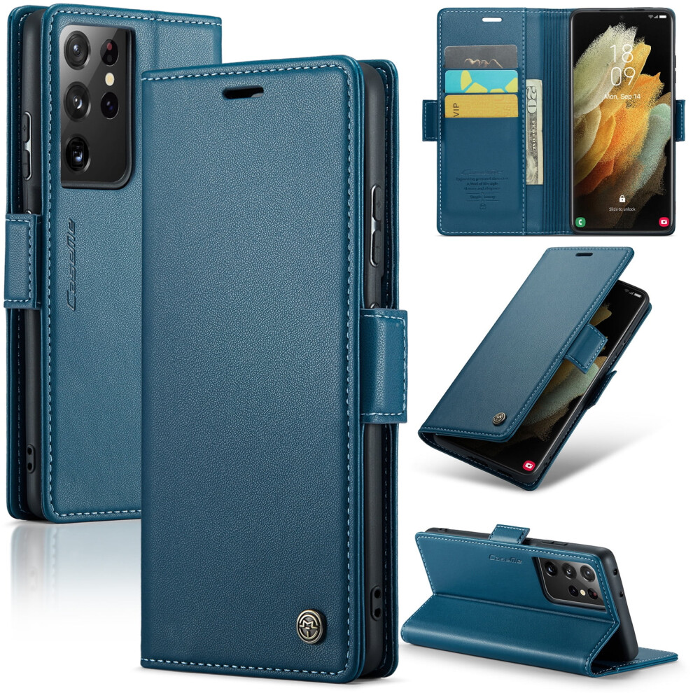 Caseme Leather Wallet Case For Samsung Galaxy S21 Ultra 5G 971050695648