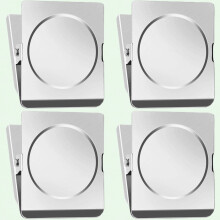 JOR Extra Large 2.2in Clip Magnets, 4 Pack, Heavy Duty Magnetic Clips for Fridge, Whiteboard, Office