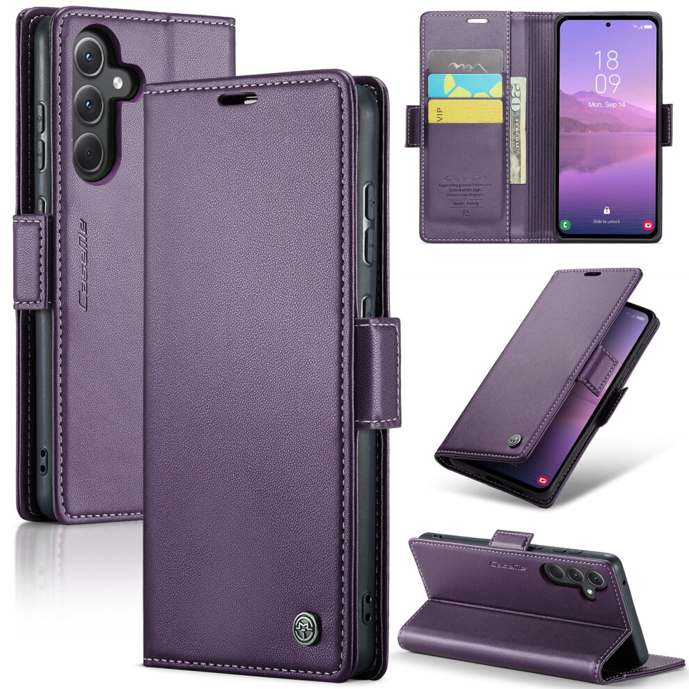 Caseme Leather Wallet Case For Samsung Galaxy A35 5G Â 908436758635