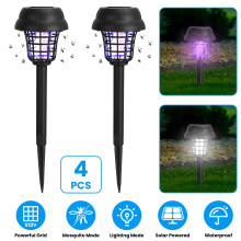 Outdoor Bug Zapper Solar Powered Waterproof 4PCS