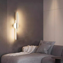 LED Wall Sconce, Dimmable Modern Iron Mood Light, Up/Down Vertical/Horizontal Mount, Rustproof Aluminum, Compatible with Bathroom/Bedroom/Living