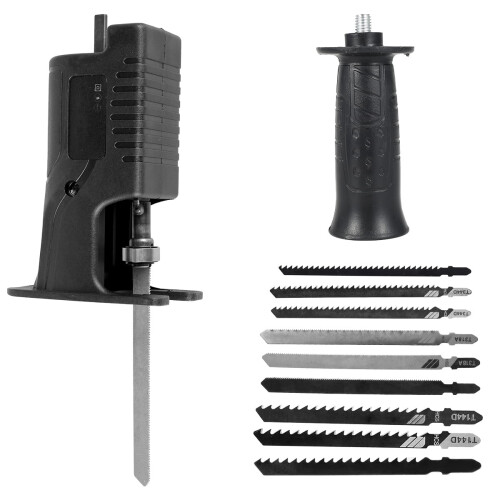 Verlacod reciprocating saw adapter kit with handle and 9
