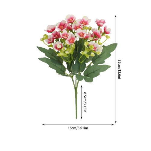 Fiori artificiali Comefolife per decorazioni domestiche (2 pezzi) 1