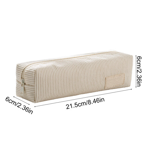 Federmäppchen aus Cord, beige, 1 Stück 2