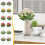 Fiori artificiali Comefolife per decorazioni domestiche (2 pezzi) 6