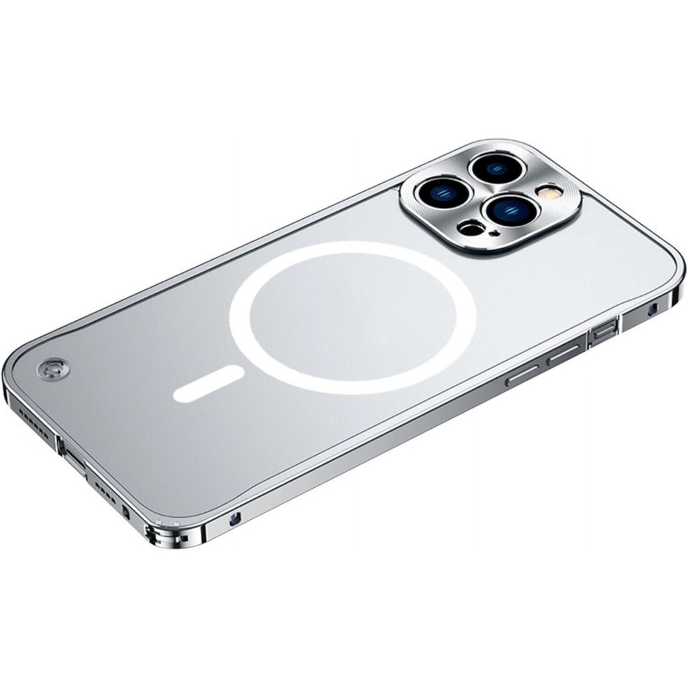 Aluminum Magsafe Case For Iphone 14 Pro Clear Frosted 1 Pack 971050720555
