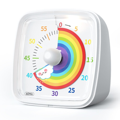 Mini Electronic Visual Timer with Countdown Display for Study, Work, and Sports