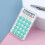 8-Digit Transparent Calculator with Large Buttons 5