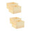 Unfinished Wooden Box Rustic DIY Craft Storage 4 pcs 1