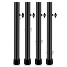 Heavy Duty Steel Table Leg elevator with Reinforced Casting Process Height Extenders set for Foldable Desks/Countertops
