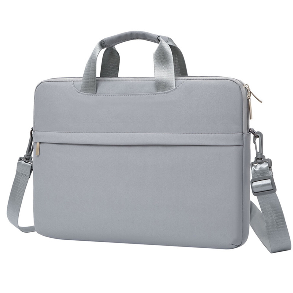 Laptop Bag 15.6 Inch Water-Repellent Briefcase For Business Gray 971050718651