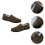 Ανδρικά Παπούτσια Slip-On με Σόλα Πολυουρεθάνης Four Seasons 6