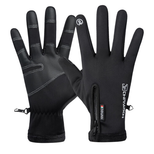 Winter Riding Gloves Windproof Soft Velvet Touchscreen