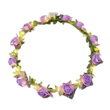 LED Rose Headband Red Heart Light-Up Hair Accessory 1 Piece