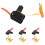 Cykelluftpumpehoveder Presta Schrader 4 stk. 5
