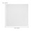 Parchment Paper Non-Stick 20x20 cm 50 Sheets 2
