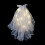 Νυφικό headpiece LED με κλιπ μαλλιών, ρυθμιζόμενο σε δύο επίπεδα 4