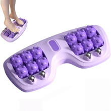Portable Dual Foot Massage Roller, 3-in-1 for Plantar Fasciitis Relief, Acupressure & Circulation – Compatible with All Feet