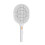 Electric Fly Swatter Mesh Racquet White USB Rechargeable 1