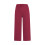 Calça capri feminina de algodão e linho, cintura alta e pernas largas. 4