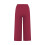 Calça capri feminina de algodão e linho, cintura alta e pernas largas. 5