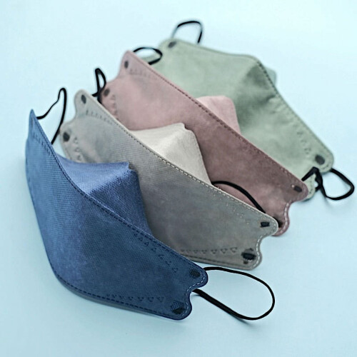 BalsaCircle denimblå engangsmasker med 4 lag 1