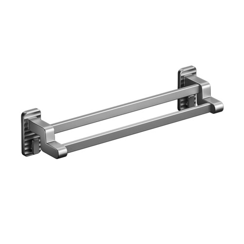 Toallero de pared con gancho y 2 brazos 1
