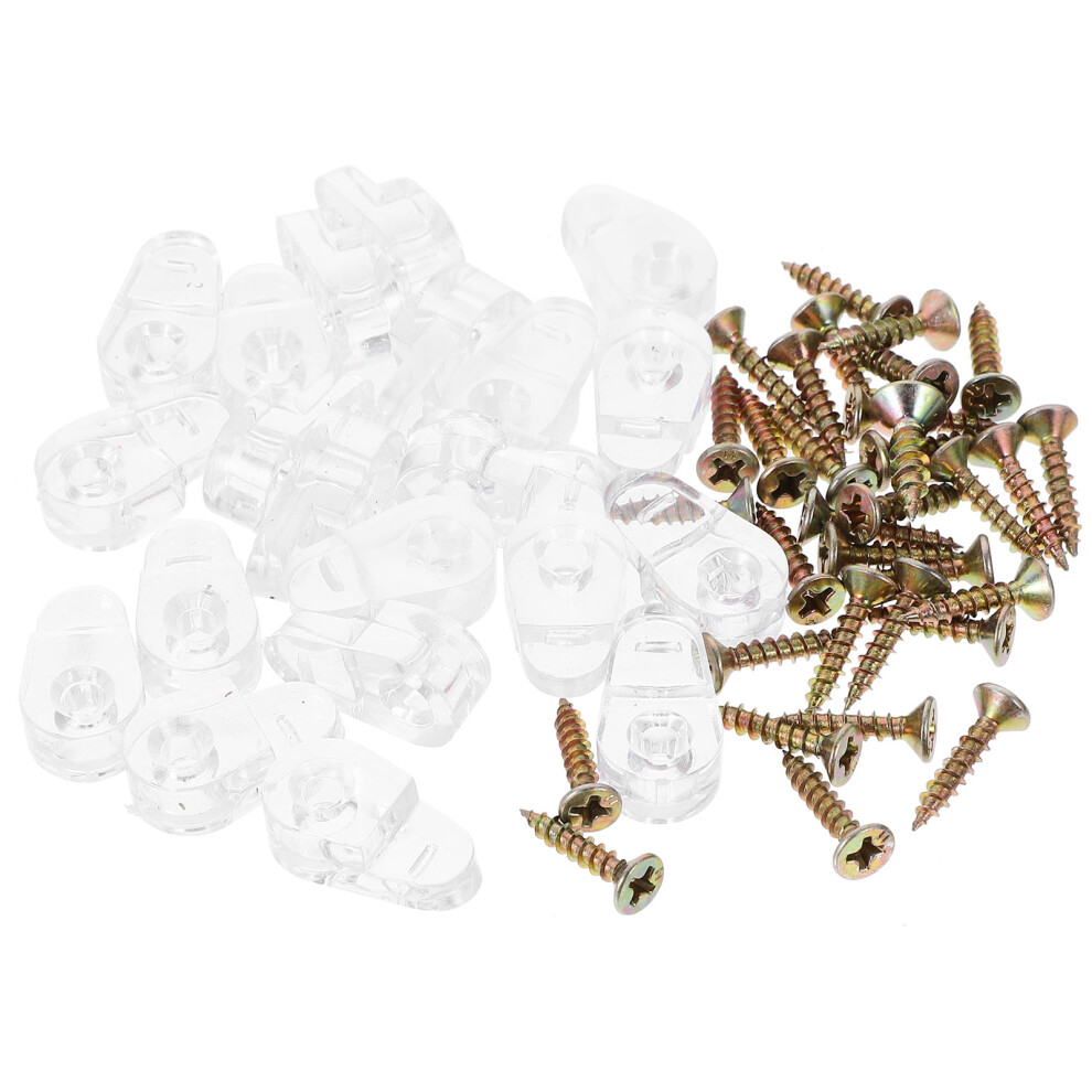 Cabinet Handle Screws Plastic Transparent 20Pcs 971050710358