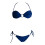 Women's Bikini Set Push-Up Two-Piece Swimsuit Cheeky Style 4