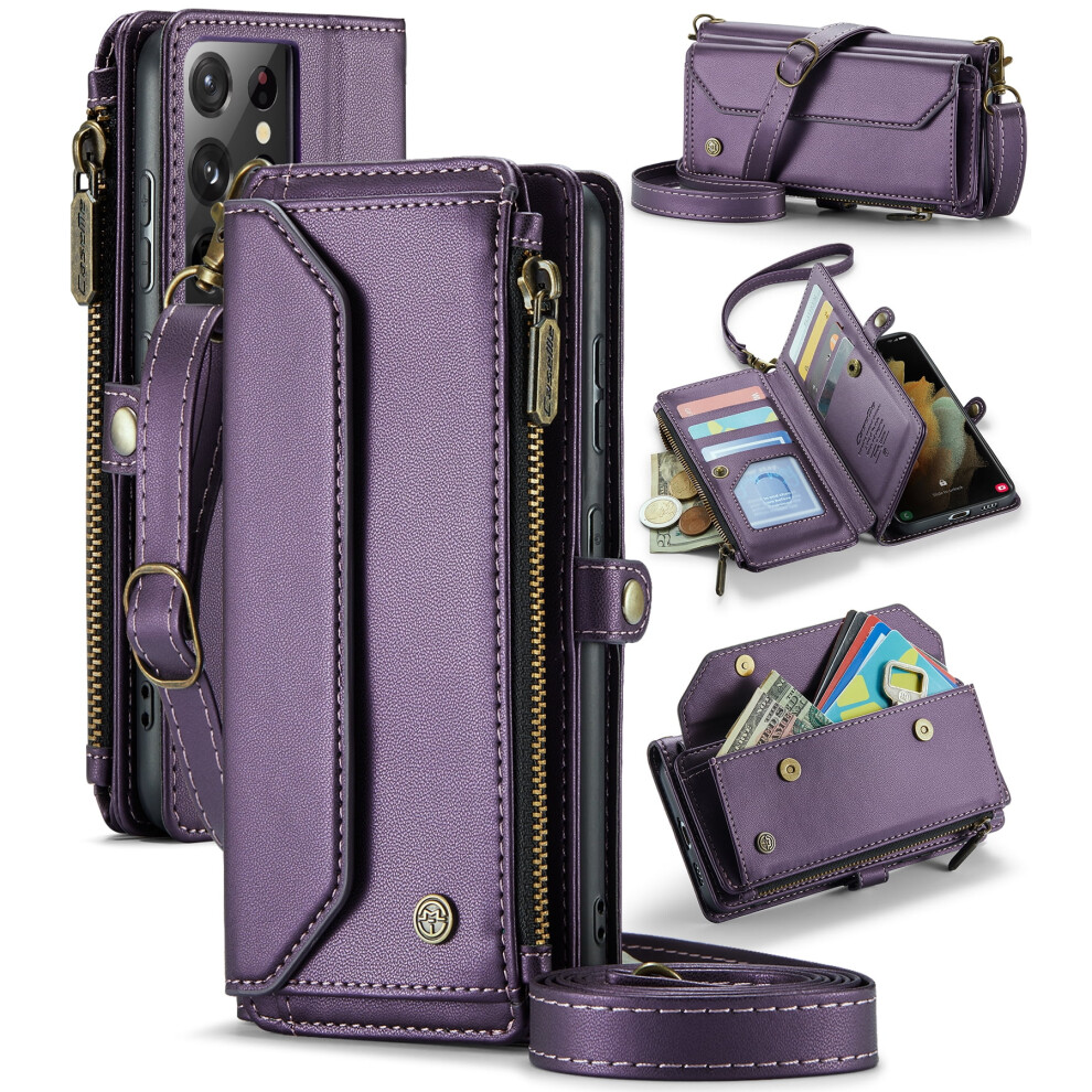 Caseme Leather Wallet Case For Samsung Galaxy S21 Ultra 971050711027