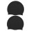 Swim Caps for Braids Comfortable Black 2 Pcs 5