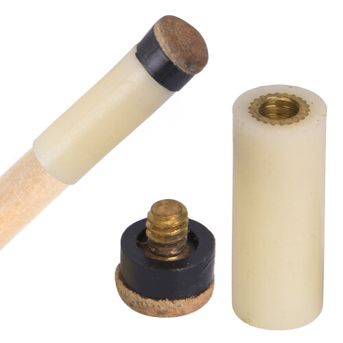 MGAXYFF soft plastic billiard cue tips 10mm 10 pack 1