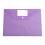 Transparent Polyethylene File Pouches Letter Size with 1